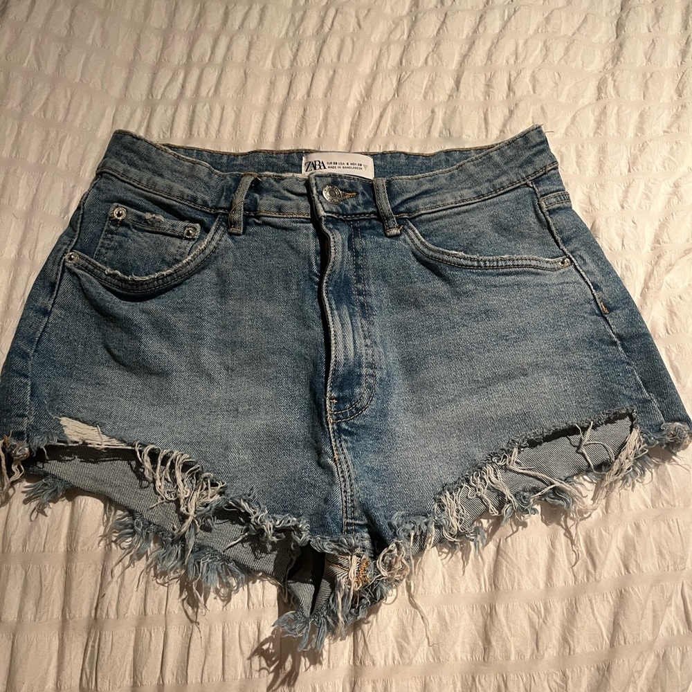 Zara denim shorts
